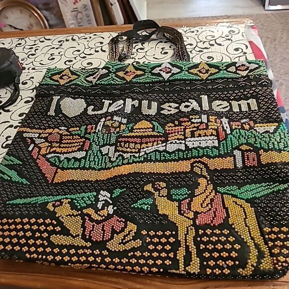 Beaded Tote Bag - Picture 1 of 6
